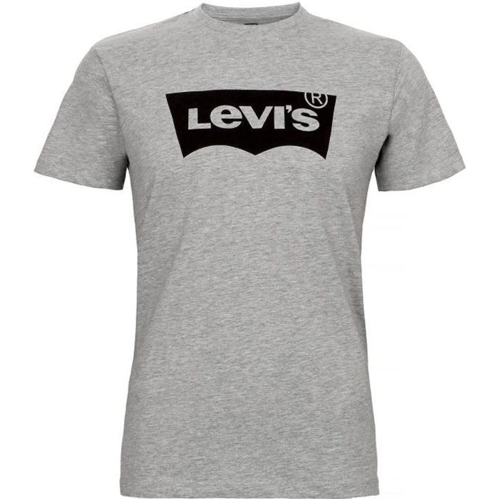 LEVI S T Shirt Gris Noir Homme Gris Noir Cdiscount Pret a Porter
