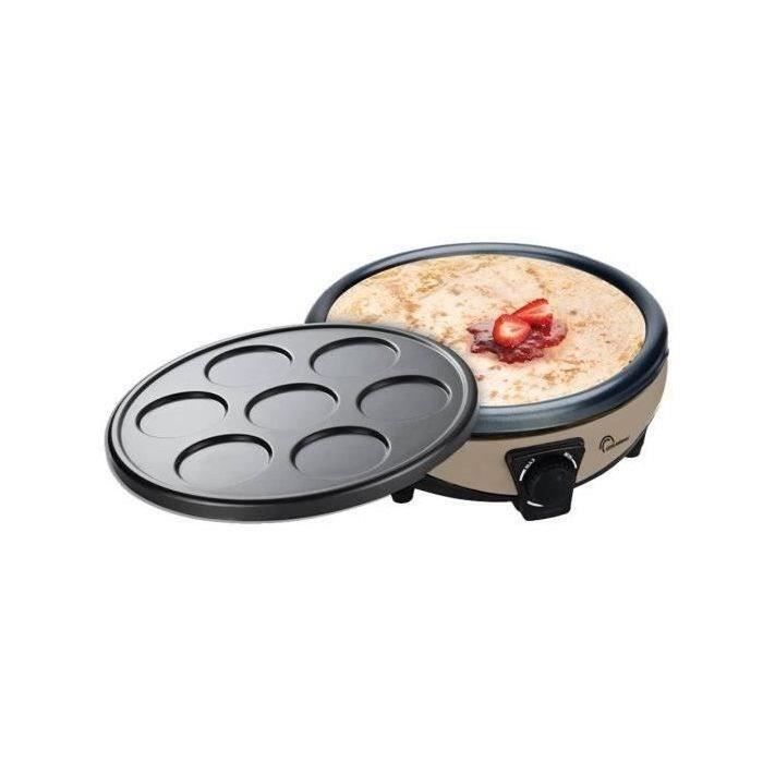Crêpière Tristar 30cm - 1200W - Revêtement Antiadhésif - 10 Niveaux De Chaleur - Spatule Incluse