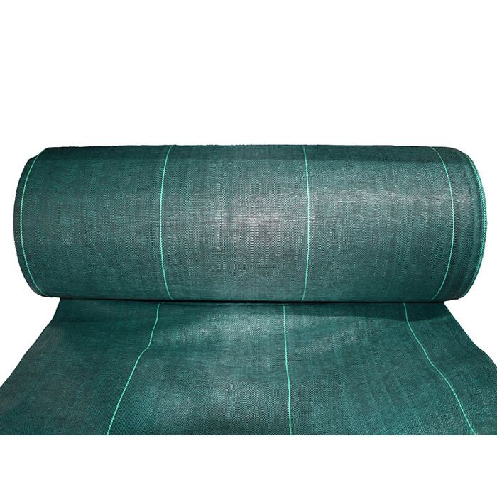 Toile De Paillage Tissée 130g/m² - 3,3m X 20m, Anti-mauvaises Herbes, Perméable à L’air Et à L’eau