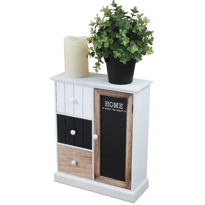 Petit Meuble De Rangement 3 Tiroirs 1 Placard Achat Vente