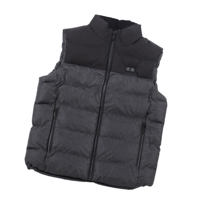 Veste Chauffante Homme, USB Chauffante électrique Veste,8 Zones de  Chauffage,Noir (Non compris l'alimentation mobile)