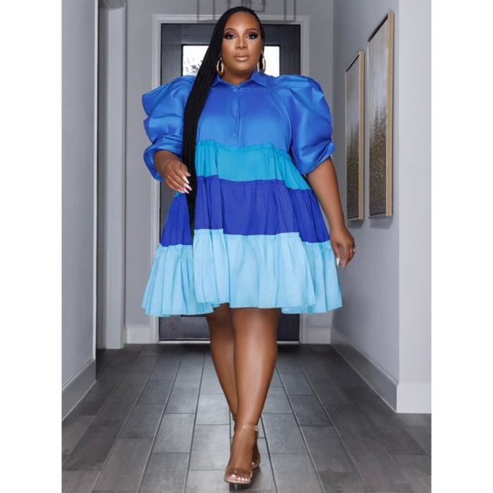 Robe manches bouffantes hotsell femme