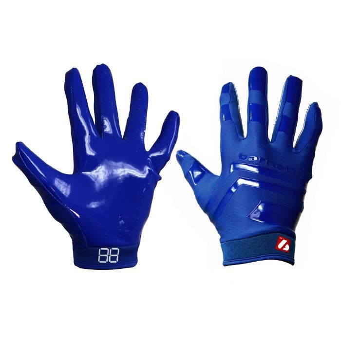 Gants De Football Américain Barnett FRG-03 Blanc - Pour Receveur (WR), Défenseur (DB), Running Back (RB) - Prise Antidérapante