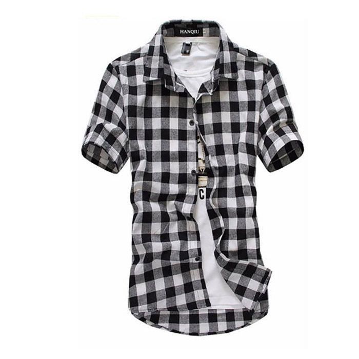 Chemise a carreaux rouge et noir homme deals