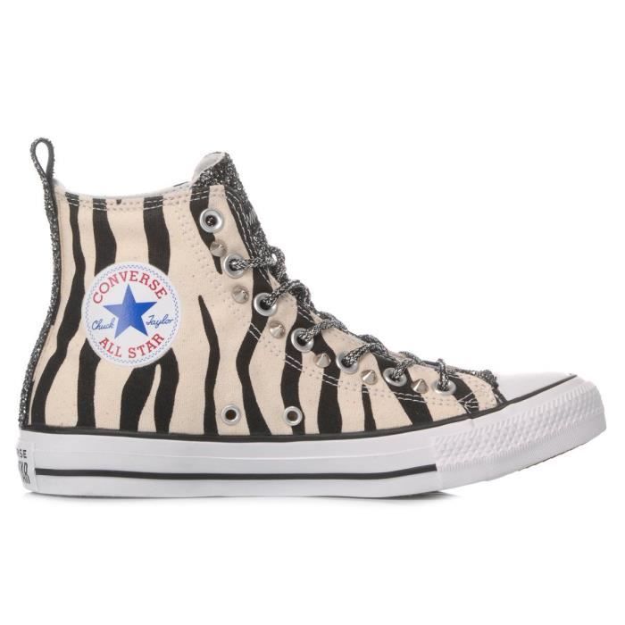 converse beige montante