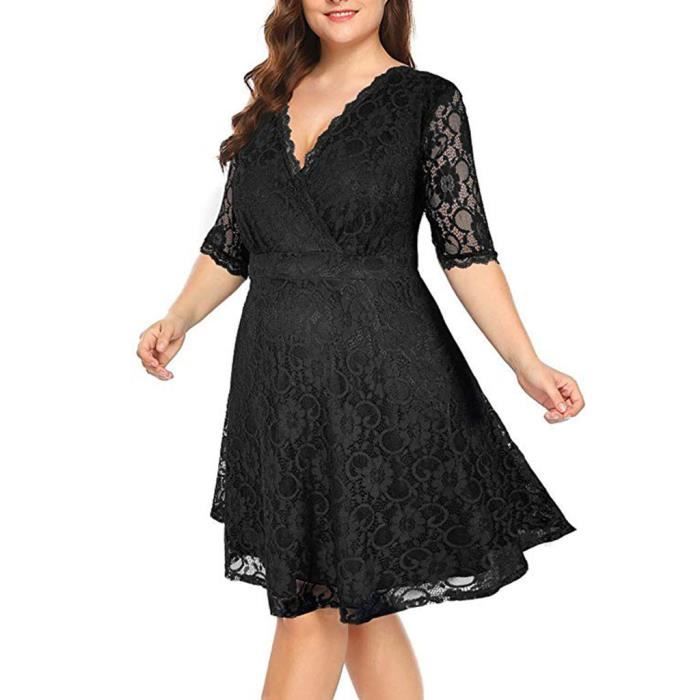 robe cocktail taille plus