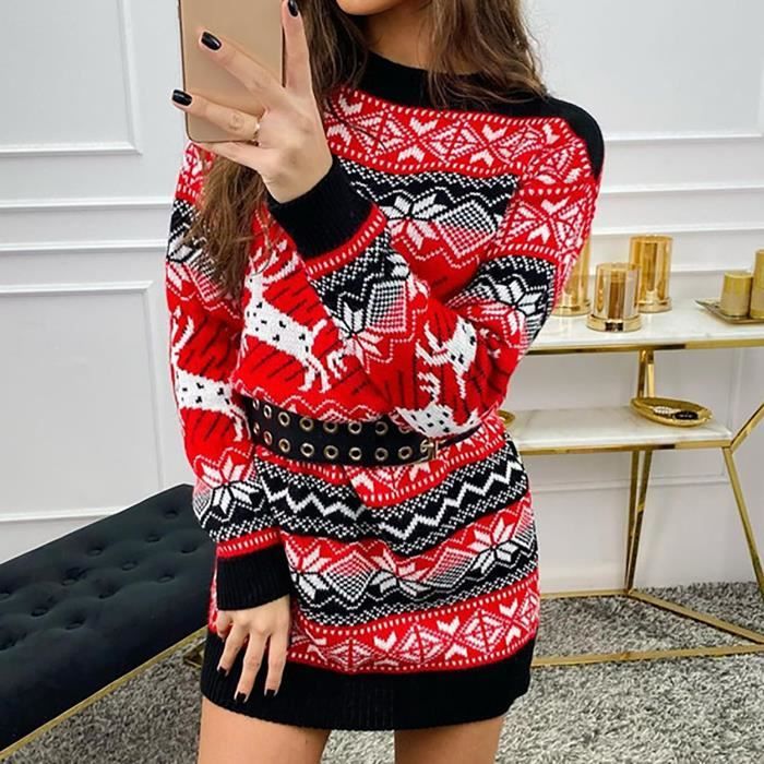 Robe pull col rond 2025