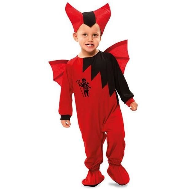 Witbaard Costume Bebe Diable Polyester Rouge Noir Cdiscount Jeux Jouets