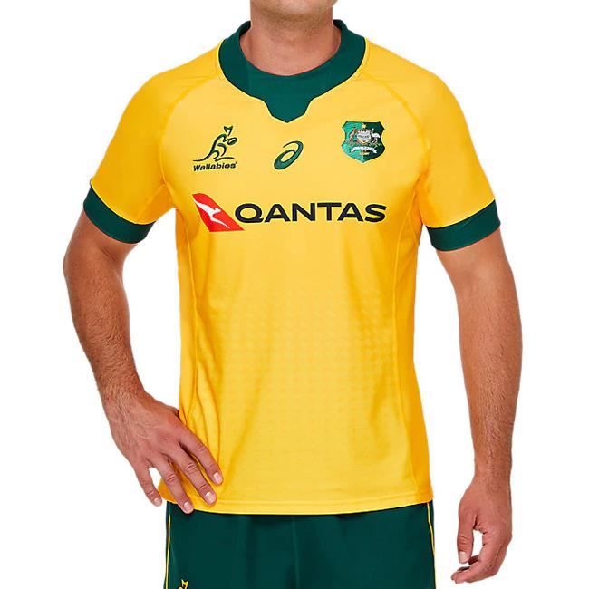 Maillot Rugby AUSTRALIE WALLABIES Domicile 2020-2021 - Jaune