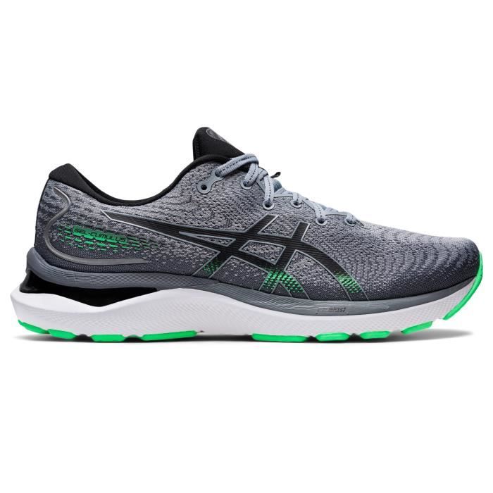 Chaussures de running ASICS Gel Cumulus 24 Sheet rock Black Homme Foulee neutre Amorti maximum 10mm Cdiscount Sport