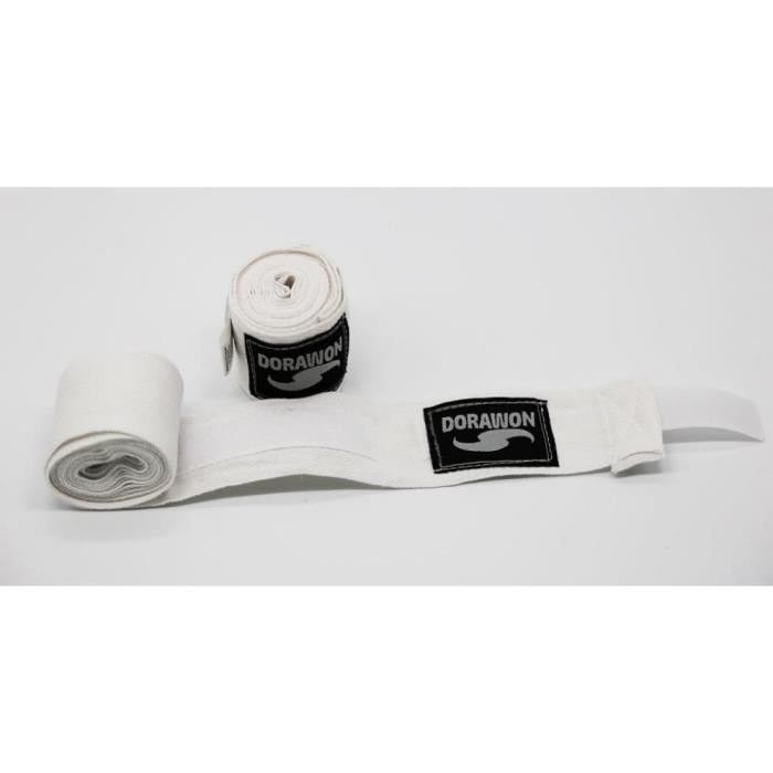 Protège-pieds Taekwondo Dorawon BUSAN - Blanc - Fermeture Velcro Réglable Protège-pieds Taekwondo Dorawon BUSAN - Blanc - Fermeture Velcro Réglable