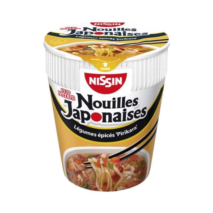 Nissin Soupe de Nouilles Japonaises saveur Boeuf aux 5 épices en cup