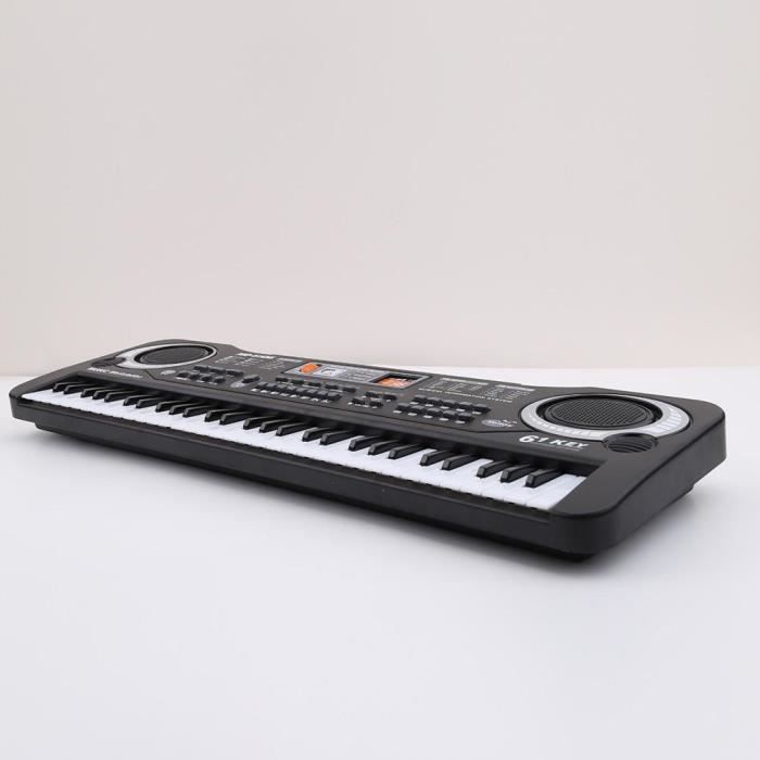 61 clés avec le microphone Le clavier électronique de piano d'orgue de joue le cadeau de jouets éducatifs