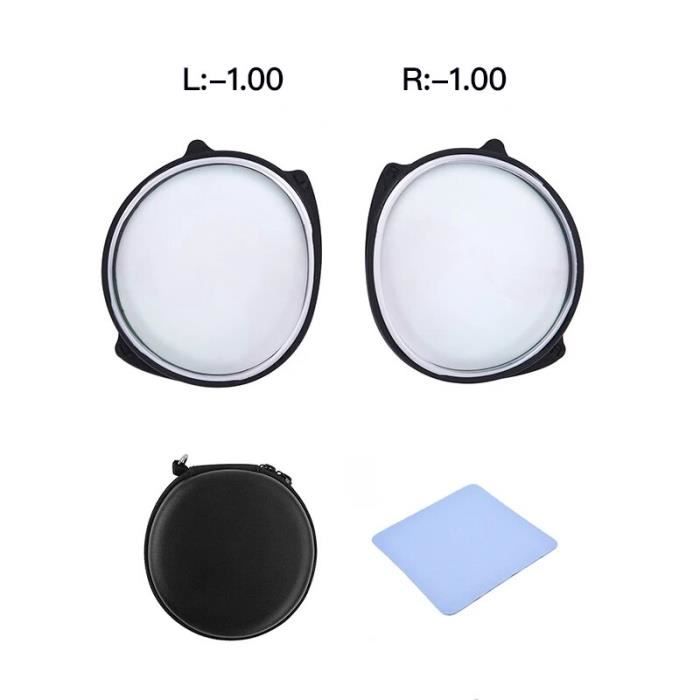 Casque VR Avec écouteurs - Compatible Smartphone 4,7 à 6,6 Pouces, Lentilles HD Anti-lumière Bleue, Pour Jeux Et Films