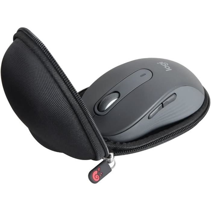 Étui De Rangement Rigide Pour Souris Logitech MX Vertical - Coque EVA Anti-choc, étanche - Taille 125x80x80 Mm, Noir Et Gris - 7