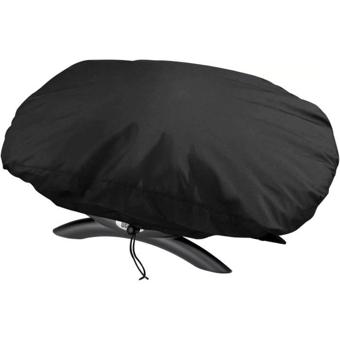 Housse Résistante Intempéries Housse Barbecue Weber Série Q100/1000 - Protection UV Et Eau - Respirante Avec Velcro - Qualité Supérieure Housse Respirante Weber Q1000