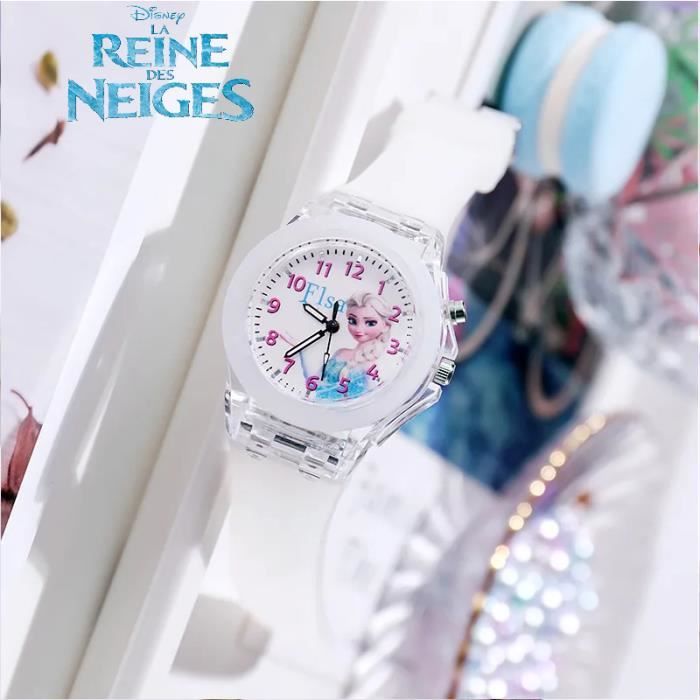 Blanc 1PS Montre Fille Disney La Reine Des Neiges - Bijouterie Blanc 1PS Montre Fille Disney La Reine Des Neiges - Bijouterie