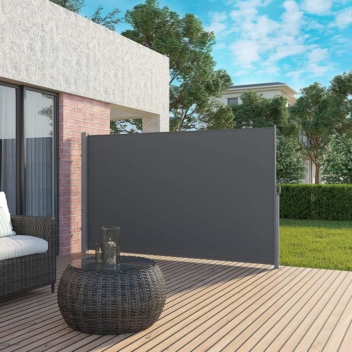 SONGMICS GSA185T02 180 x 350 cm (h x l), zijluifel voor balkon en