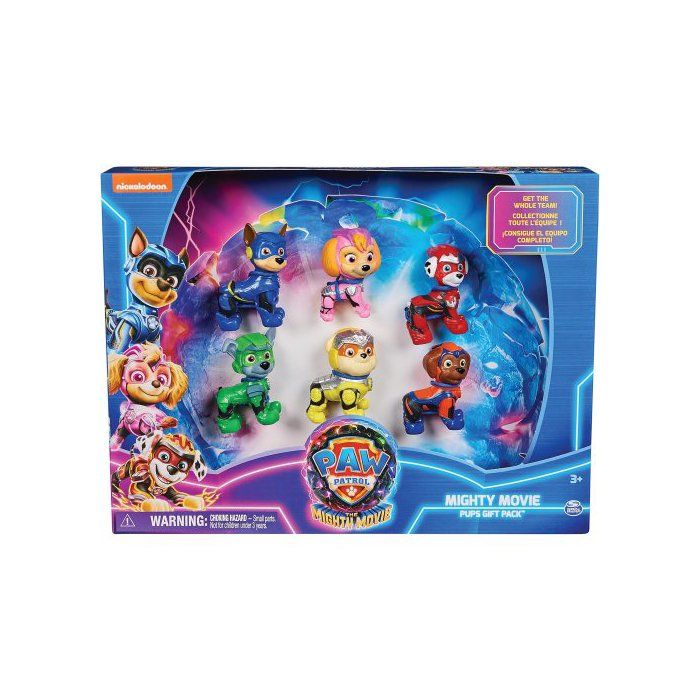 Coffret 6 figurines Pat Patrouille Le Film : Marcus Chase Ruben Stella Zuma Rocky - Chien - Personnage Collector - Jeux - Jouets Coffret 6 figurines Pat Patrouille Le Film : Marcus Chase Ruben Stella Zuma Rocky - Chien - Personnage Collector - Jeux - Jouets