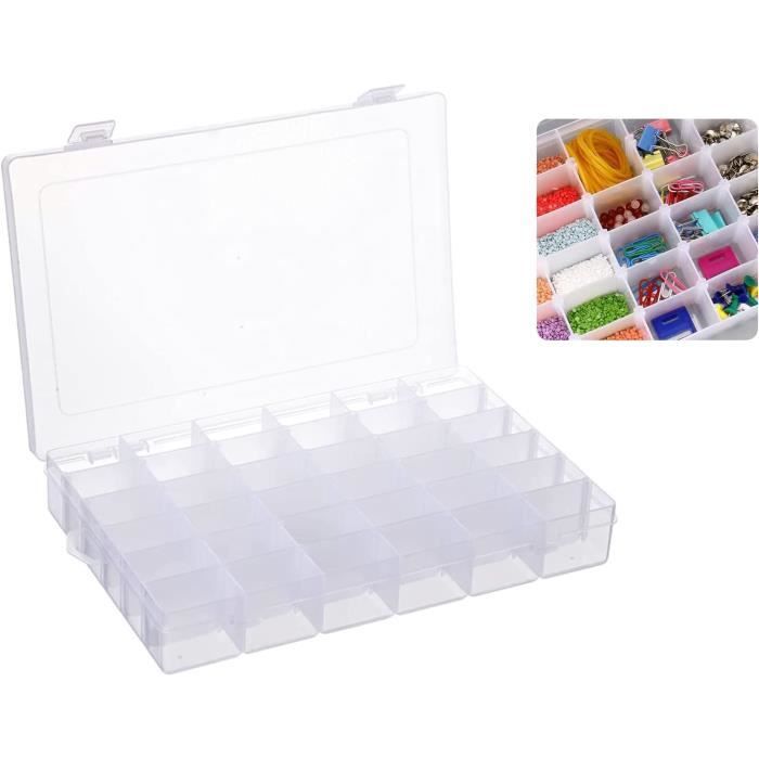DONQL Boîte de Broderie de Diamant à 36 compartiments,Transparents en DONQL Boîte de Broderie de Diamant à 36 compartiments,Transparents en