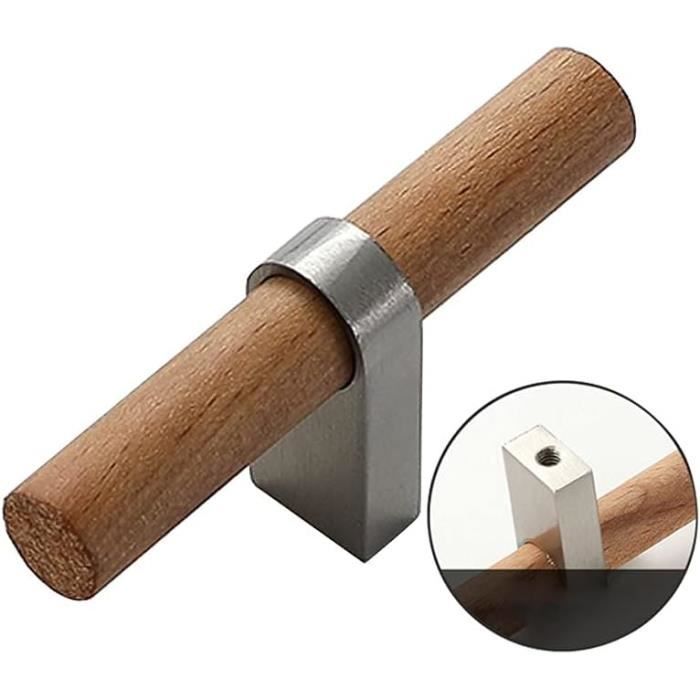Tirettes Zinc Carrée Poignées De Tiroir/tirettes En Nickel Brossé - Lot De Boutons Modernes Pour Cuisine/salle De Bain Poignées Bar Pull