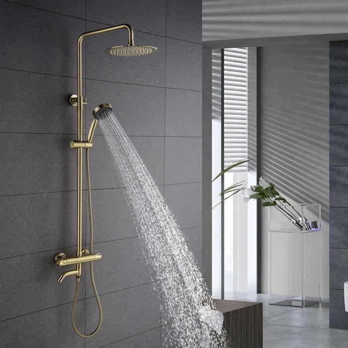 Gotonovo Système De Douche Avec Bec De Baignoire De 30,5 Cm - 3