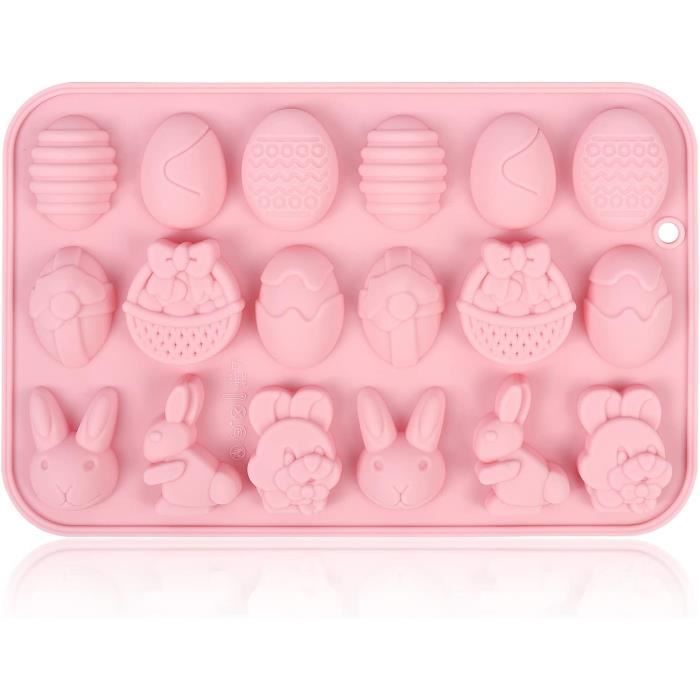 Recitem Moule Lapin en Silicone 3D pour Pâques - Bougie, Savon, Chocolat, Cadeau - Construction en Moule en Silicone - 2 Styles - 2 Pièces Recitem Moule Lapin en Silicone 3D pour Pâques - Bougie, Savon, Chocolat, Cadeau - Construction en Moule en Silicone - 2 Styles - 2 Pièces