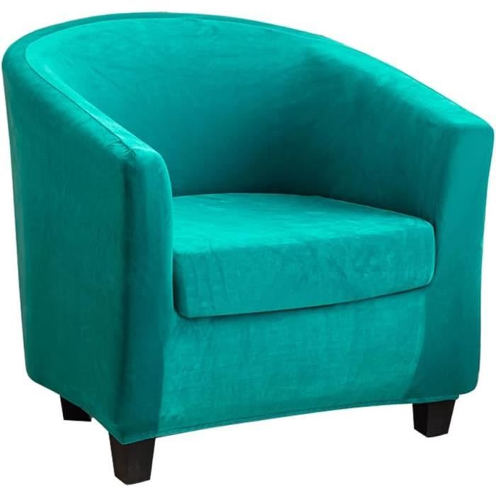Housse élástique Meuble Housse De Fauteuil Club 2 Pièces - Tissu Extensible Beige Clair - Pour Canapé Tullsta Et Similaires Housse Fauteuil 1 Place