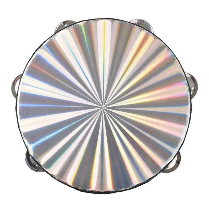 Mini Tambourins 8 inch en Bois Tambourine Instruments de Percussion à