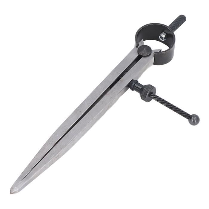 Compas Brunnen à Ressort - Réglage Rapide Et Précis - Jusqu'à 370mm - Étui De Protection Inclus
