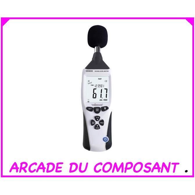 Velleman SONOM/ÈTRE Professionnel avec ENREGISTREUR DE DONN/éES DEM202