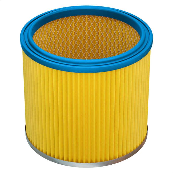 Vhbw Filtro A Pieghe Piatte Per Aspirapolvere Budget WVC 1600 - Ricambio Per Aspirazione Umido/Secco, Diametro 18,8 Cm, Colore Blu/Giallo - 5