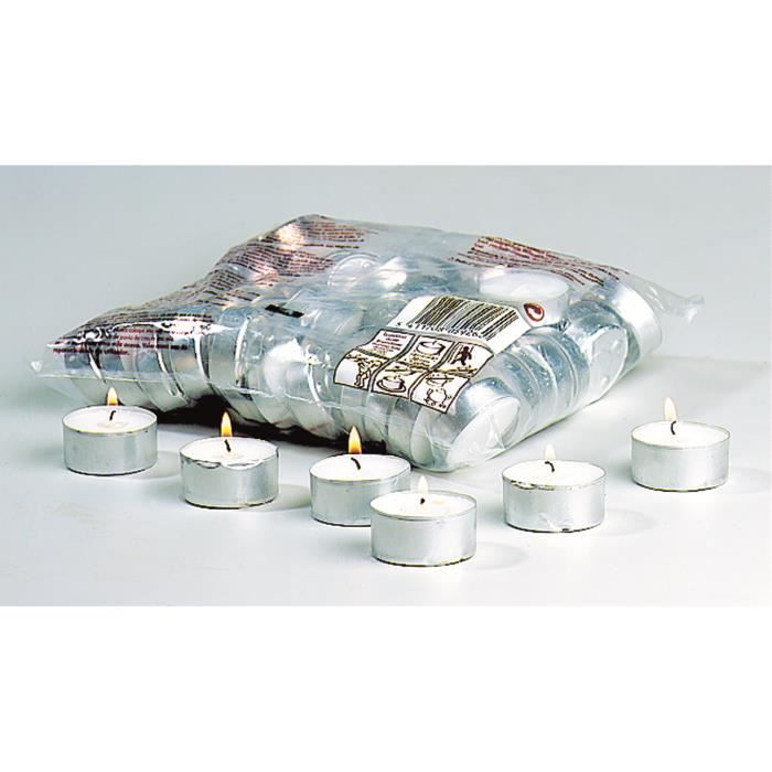100 Bougies Chauffe-Plat XXL - Durée 8 Heures - Sans Suie - Pour Réchauds, Mariages, Fêtes (Noël, Anniversaire)