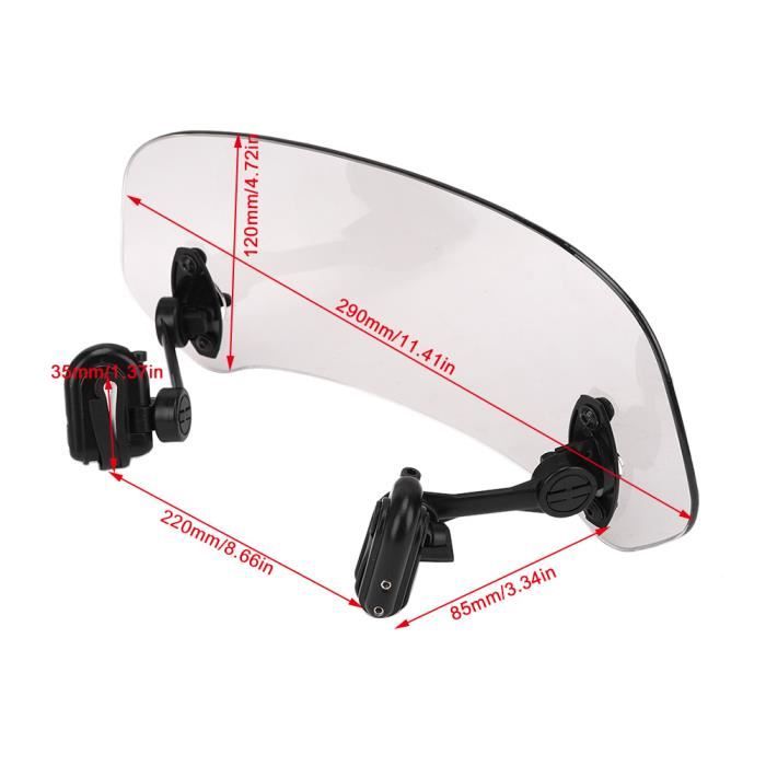 Carénage Sv Extension De Pare-brise De Moto, Clip Réglable Sur L'extension De Deflecteur Air