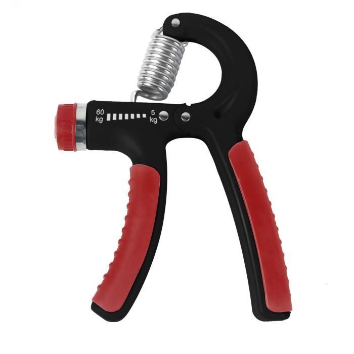 Kit Musculation Main STRABOZZ - Hand Grip Réglable 5-60kg - Anti-Stress - Renforce Avant-Bras