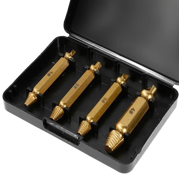 ENCLUME,GoldExtracteur de vis cassé, extracteur de vis, tournevis cassé dénudé, embout à