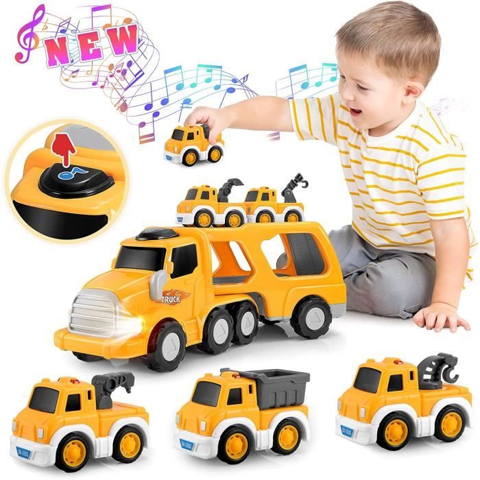 Camion De Transport 9 En 1 Avec Lumières Et Musique - Jouet éducatif Pour Filles De 1 à 7 Ans