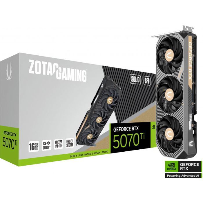 Carte Graphique Zotac GAMING GeForce RTX 5070 Ti SOLID SFF – 16 Go GDDR7, PCIe 5.0 - vue 6