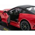 Voiture miniature de collection 1:24 Ferrari 599 GTO 2010 - FN013 - Rouge - Intérieur-1