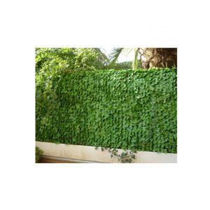 Haie artificielle jeunes feuilles de lierre en rouleau 1.5x3 m Haie artificielle jeunes feuilles de lierre en rouleau 1.5x3 m