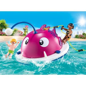 PLAYMOBIL 70609 – Parc Aquatique Family Fun Avec Toboggan En Spirale – Aire De Jeux Piscine Pour Enfants Dès 4 Ans – Figurines & Accessoires Inclus