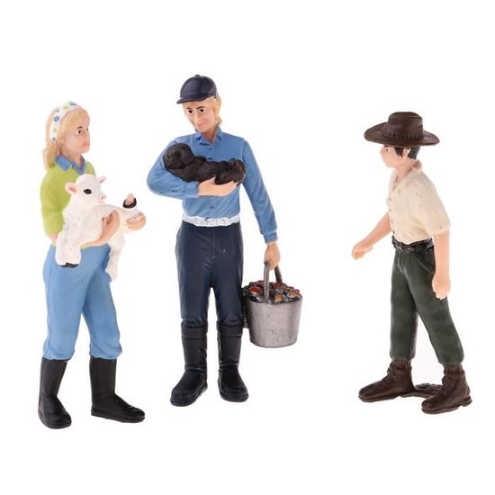 FIGURINE MINIATURE - PERSONNAGE MINIATURE 1 jeu de figurine de fermier  Hellery - Cdiscount Jeux - Jouets