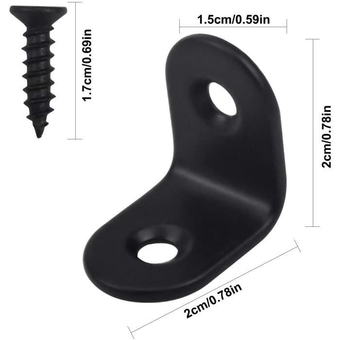 Support D'angle En Acier Inoxydable, Forme En L Robuste - Neuf, Pour Fixation Renforcée