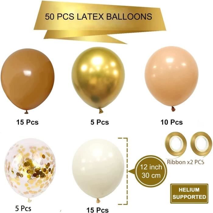 BALLONS 10 PIÈCES QUALITÉ HÉLIUM ASST. - FÊTES / Ballons d