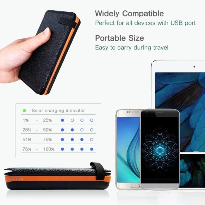 Power Bank 70000mAh Recharge Rapide Batterie Externe PD30W USB C Chargeur Portable Avec écran LCD, 5 Sorties Et 2 Entrées Compatible Avec Téléphone