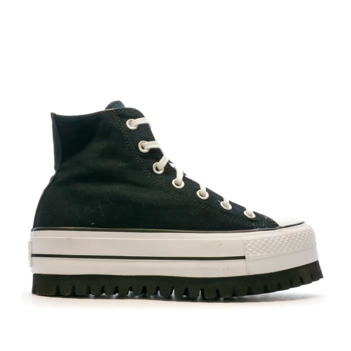 Converse all star deals noir plateforme