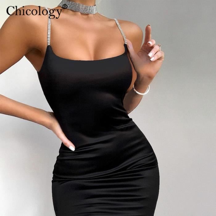 Robe moulante noir best sale