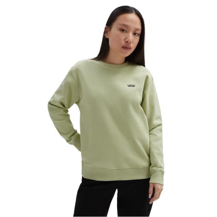 Sweat VANS Flying V Bff Crew Emea Olive Femme Adulte Manches longues