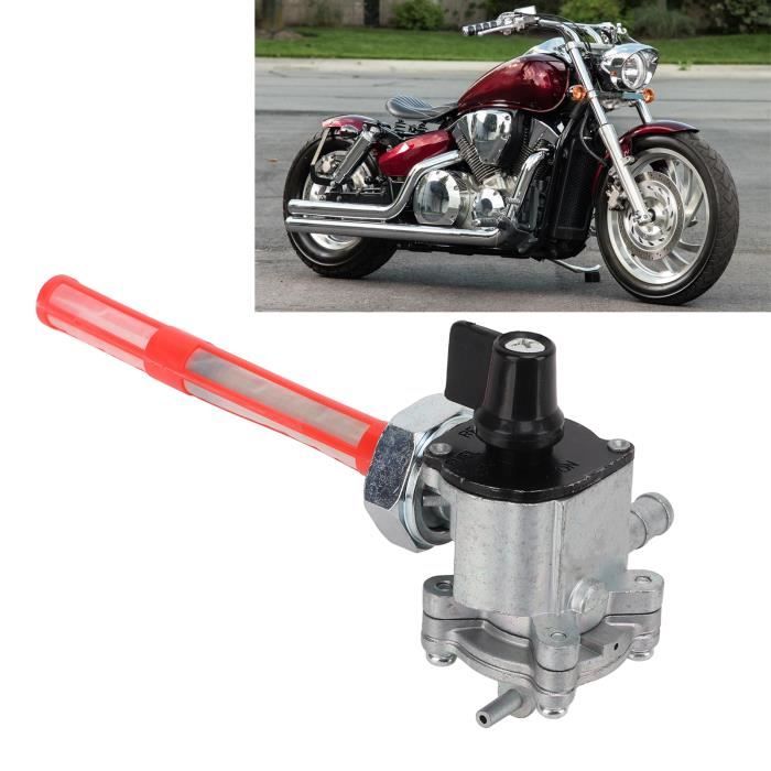 Qiilu Robinet Réservoir Carburant Moto - Vanne Petcock Pour Yamaha YFZ350 Banshee Et YFM660 Grizzly