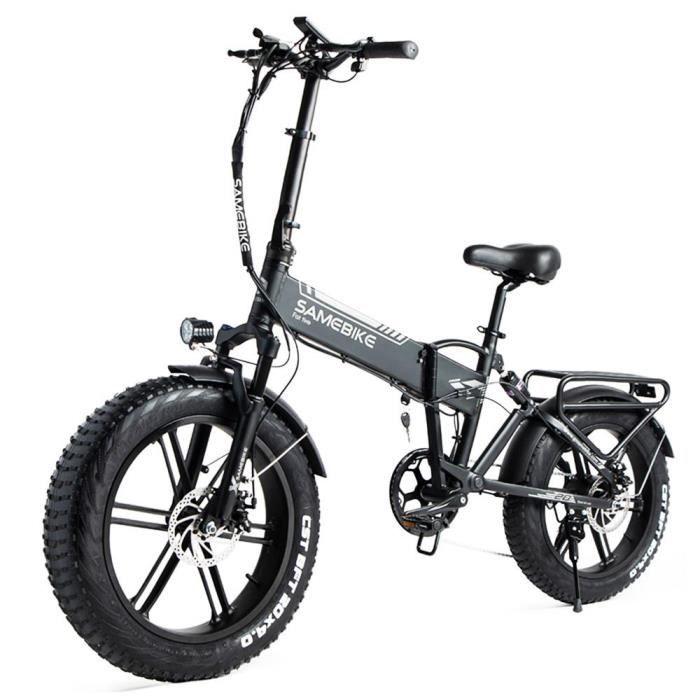 V lo lectrique SAMEBIKE XWLX09 20 pouces gros pneu 500W tout
